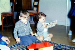 Mats Myrberg och Jens Thorböll julmorgon i Avesta.