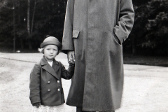 Tor Nygren med dotter Kerstin, Göteborg 1933. Källa: Gunvor Nygren.