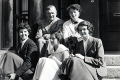 Ingrid, Tor, Kerstin Britta och Margareta Nygren 1953 i Avesta.