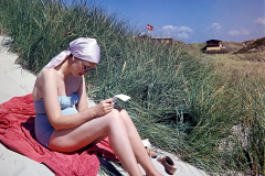 Kerstin Myrberg i Danmark 1966.
